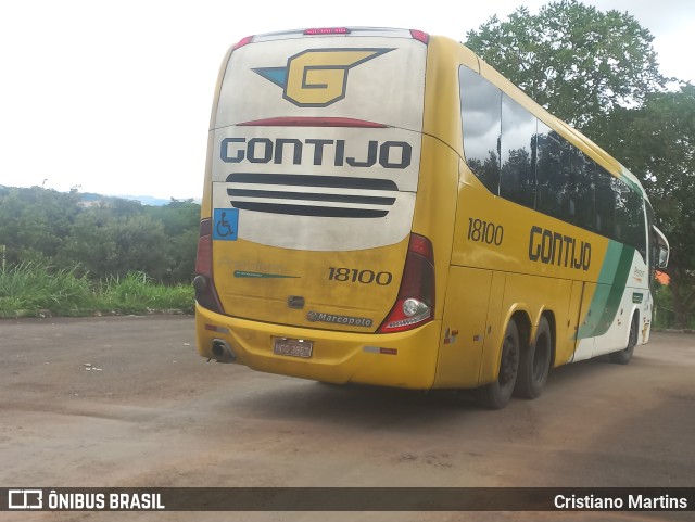 Empresa Gontijo de Transportes 18100 na cidade de Montes Claros, Minas Gerais, Brasil, por Cristiano Martins. ID da foto: 10739717.