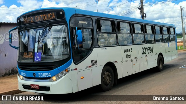 Urbi Mobilidade Urbana 331694 na cidade de Samambaia, Distrito Federal, Brasil, por Brenno Santos. ID da foto: 10739000.