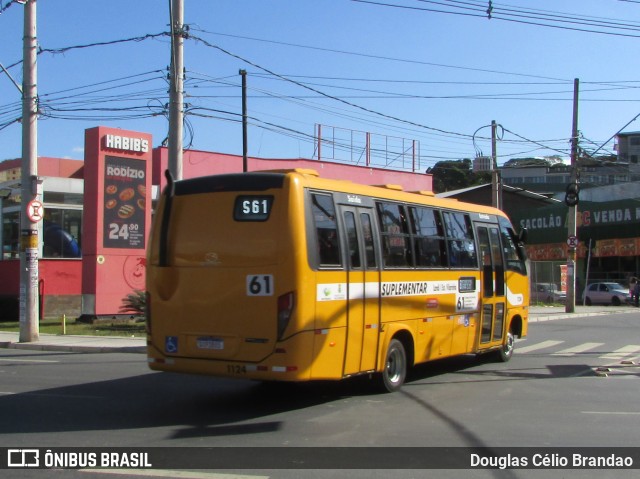 Transporte Suplementar de Belo Horizonte 1124 na cidade de Belo Horizonte, Minas Gerais, Brasil, por Douglas Célio Brandao. ID da foto: 10744058.