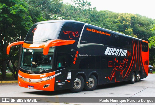 Eucatur - Empresa União Cascavel de Transportes e Turismo 5620 na cidade de São Paulo, São Paulo, Brasil, por Paulo Henrique Pereira Borges. ID da foto: 10745682.