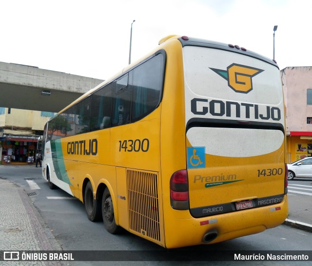 Empresa Gontijo de Transportes 14300 na cidade de Belo Horizonte, Minas Gerais, Brasil, por Maurício Nascimento. ID da foto: 10745292.