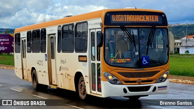 Auto Viação Marechal Brasília 442313 na cidade de Samambaia, Distrito Federal, Brasil, por Brenno Santos. ID da foto: 10743894.