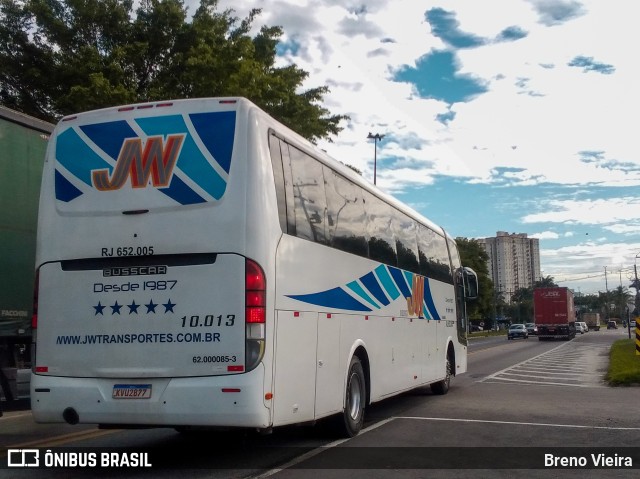 JW Transportadora RJ 652.005 na cidade de Campos dos Goytacazes, Rio de Janeiro, Brasil, por Breno Vieira. ID da foto: 10744301.