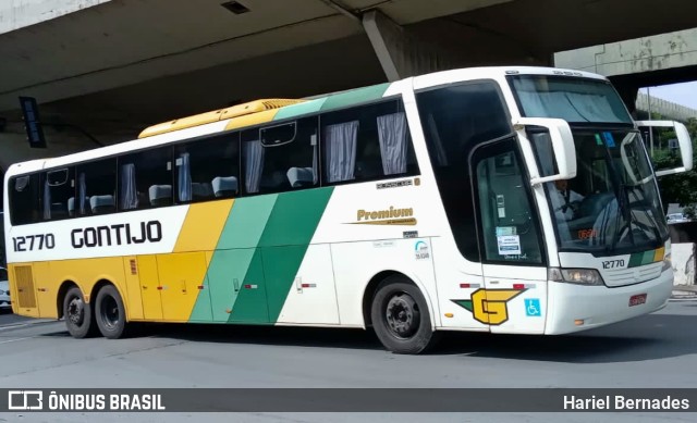 Empresa Gontijo de Transportes 12770 na cidade de Belo Horizonte, Minas Gerais, Brasil, por Hariel Bernades. Número da foto: #10742091.