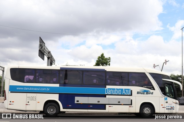 VIDA - Viação Danúbio Azul 11.003 na cidade de São Paulo, São Paulo, Brasil, por jessé pereira. Número da foto: #10745566.