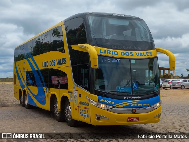 Viação Lírio dos Vales 40000 na cidade de Vitória da Conquista, Bahia, Brasil, por Fabrício Portella Matos. Número da foto: #10742597.