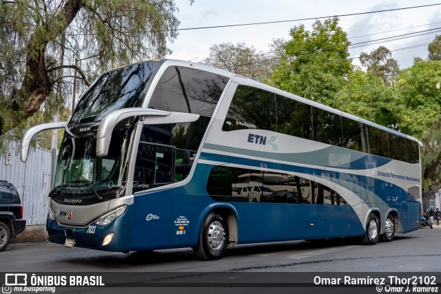 ETN - Enlaces Terrestres Nacionales 7033 na cidade de Gustavo A. Madero, Ciudad de México, México, por Omar Ramírez Thor2102. Número da foto: #10742233.