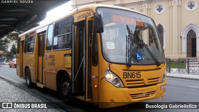 Transporte Coletivo Glória BN615 na cidade de Curitiba, Paraná, Brasil, por Busologia Gabrielística. Número da foto: #10742567.