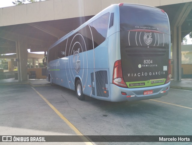 Viação Garcia 8204 na cidade de Ribeirão Preto, São Paulo, Brasil, por Marcelo Horta. Número da foto: #10742835.