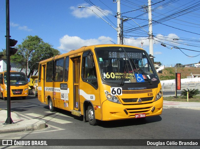 Transporte Suplementar de Belo Horizonte 838 na cidade de Belo Horizonte, Minas Gerais, Brasil, por Douglas Célio Brandao. ID da foto: 10743463.