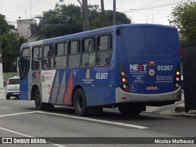 Next Mobilidade - ABC Sistema de Transporte 80.867 na cidade de São Paulo, São Paulo, Brasil, por Nicolas Matheusz. Número da foto: #10742805.