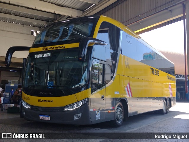 Viação Itapemirim 21201 na cidade de Rio de Janeiro, Rio de Janeiro, Brasil, por Rodrigo Miguel. Número da foto: #10744410.