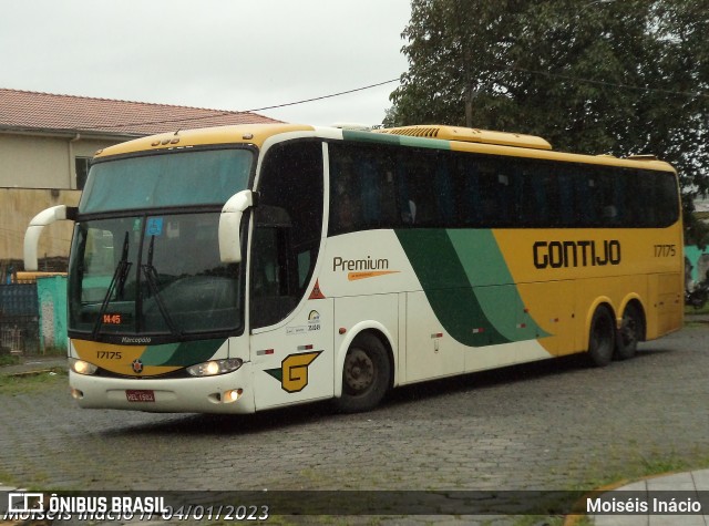 Empresa Gontijo de Transportes 17175 na cidade de Cubatão, São Paulo, Brasil, por Moiséis Inácio. ID da foto: 10742055.