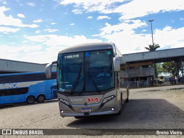 Auto Viação 1001 RJ 108.114 na cidade de Campos dos Goytacazes, Rio de Janeiro, Brasil, por Breno Vieira. ID da foto: 10744278.