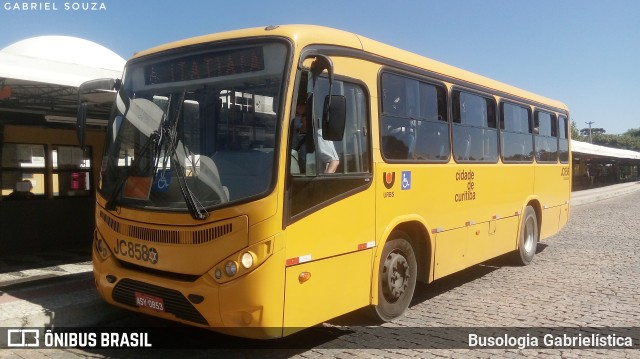Expresso Azul JC858 na cidade de Curitiba, Paraná, Brasil, por Busologia Gabrielística. Número da foto: #10743043.