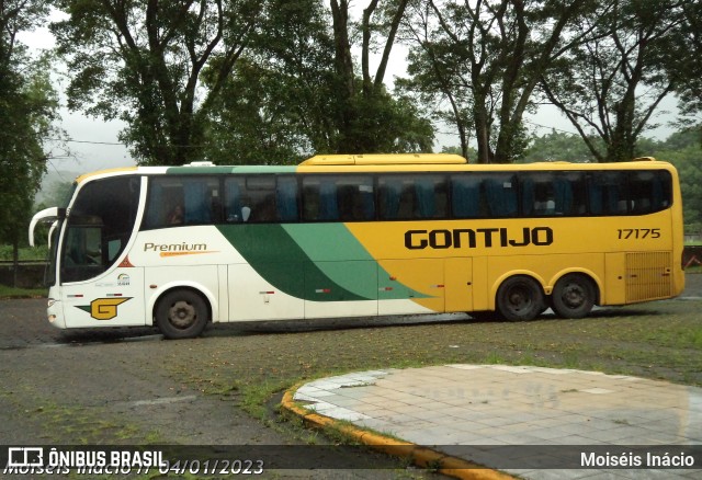 Empresa Gontijo de Transportes 17175 na cidade de Cubatão, São Paulo, Brasil, por Moiséis Inácio. ID da foto: 10742057.