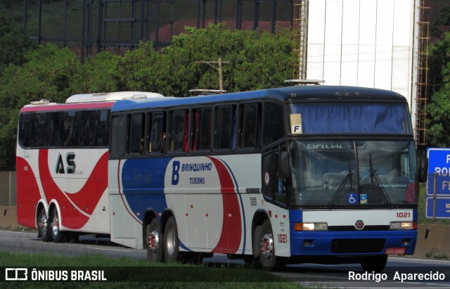 Brinquinho Turismo 1021 na cidade de Aparecida, São Paulo, Brasil, por Rodrigo  Aparecido. Número da foto: #10744955.