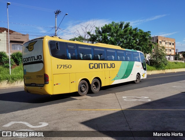 Empresa Gontijo de Transportes 17150 na cidade de Ribeirão Preto, São Paulo, Brasil, por Marcelo Horta. ID da foto: 10742857.