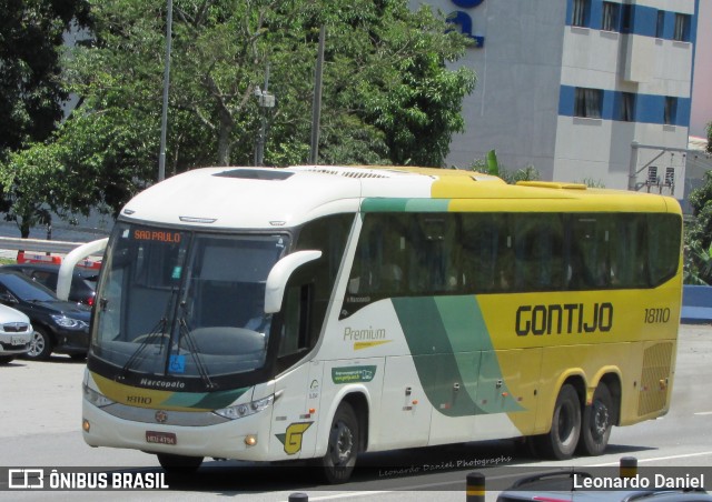 Empresa Gontijo de Transportes 18110 na cidade de Aparecida, São Paulo, Brasil, por Leonardo Daniel. ID da foto: 10743835.