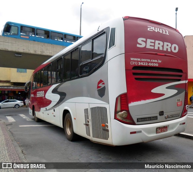 Viação Serro 24411 na cidade de Belo Horizonte, Minas Gerais, Brasil, por Maurício Nascimento. Número da foto: #10745316.
