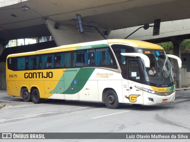 Empresa Gontijo de Transportes 19575 na cidade de Belo Horizonte, Minas Gerais, Brasil, por Luiz Otavio Matheus da Silva. ID da foto: 10744144.