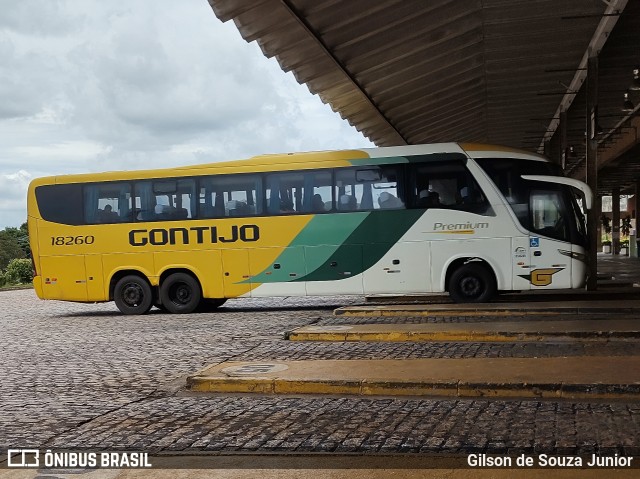 Empresa Gontijo de Transportes 18260 na cidade de Americana, São Paulo, Brasil, por Gilson de Souza Junior. ID da foto: 10743431.