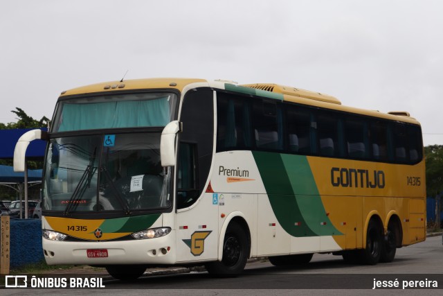 Empresa Gontijo de Transportes 14315 na cidade de São Paulo, São Paulo, Brasil, por jessé pereira. ID da foto: 10745503.