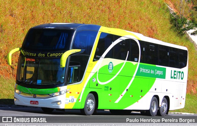 Expresso Princesa dos Campos 6331 na cidade de Piraí, Rio de Janeiro, Brasil, por Paulo Henrique Pereira Borges. ID da foto: 10749440.