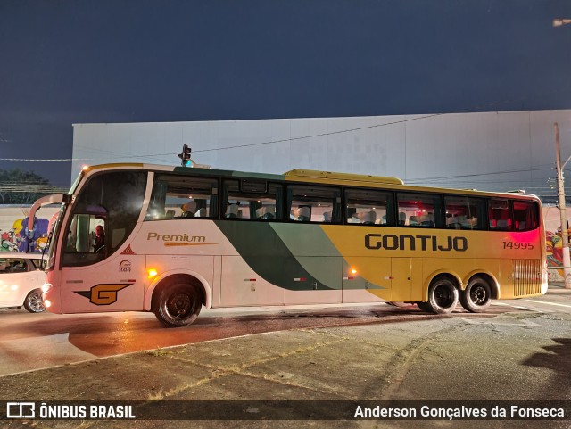 Empresa Gontijo de Transportes 14995 na cidade de São Paulo, São Paulo, Brasil, por Anderson Gonçalves da Fonseca. ID da foto: 10746552.