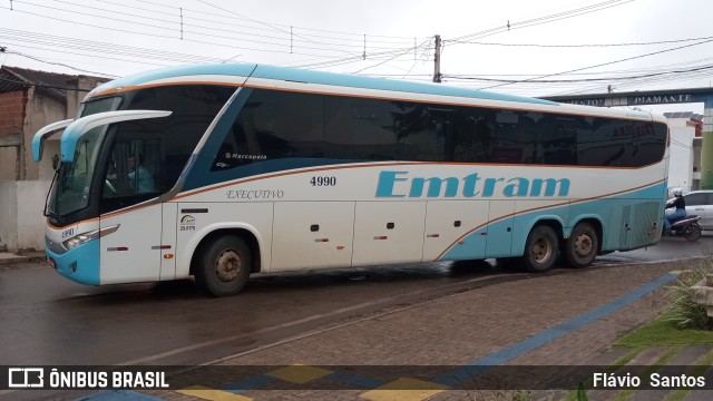 Emtram 4990 na cidade de Barra da Estiva, Bahia, Brasil, por Flávio  Santos. Número da foto: #10749154.
