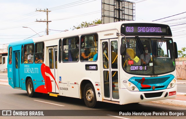 Expresso Lorenzutti 548 na cidade de Guarapari, Espírito Santo, Brasil, por Paulo Henrique Pereira Borges. Número da foto: #10749344.