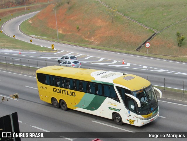 Empresa Gontijo de Transportes 18585 na cidade de São José dos Campos, São Paulo, Brasil, por Rogerio Marques. ID da foto: 10746970.