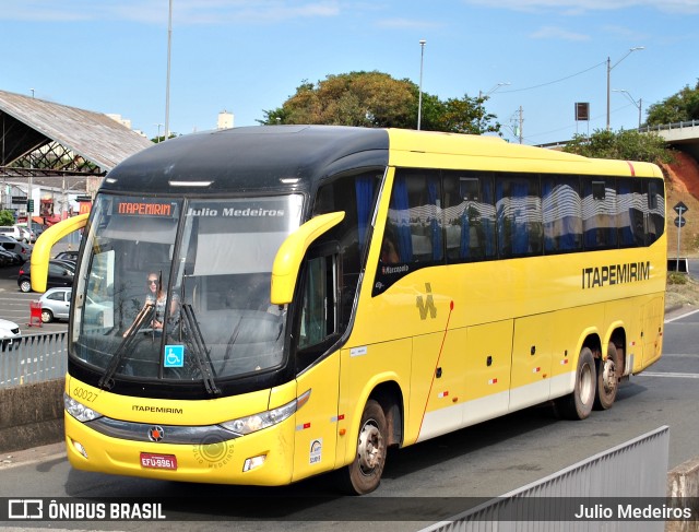 Viação Itapemirim 60027 na cidade de Campinas, São Paulo, Brasil, por Julio Medeiros. Número da foto: #10748393.