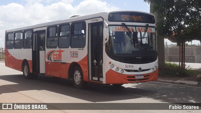 CSM Transporte e Turismo RT 019 na cidade de Santa Izabel do Pará, Pará, Brasil, por Fabio Soares. ID da foto: 10747639.