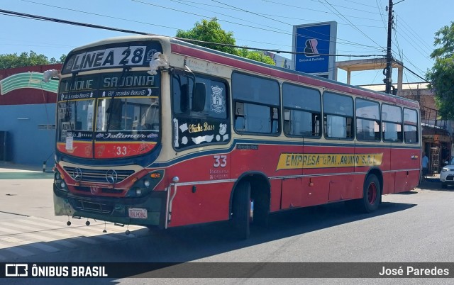 Empresa Gral Aquino SRL - Línea 28 33 na cidade de Luque, Central, Paraguai, por José Paredes. Número da foto: #10748445.