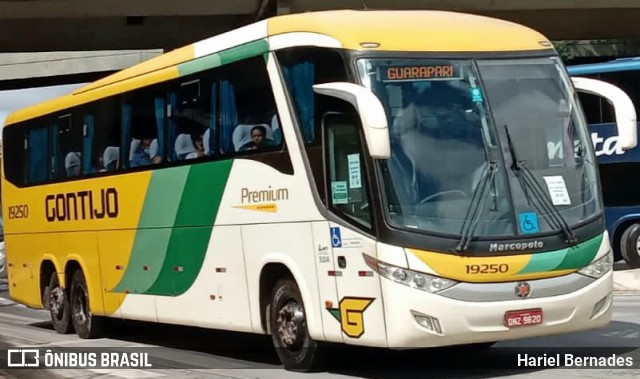 Empresa Gontijo de Transportes 19250 na cidade de Belo Horizonte, Minas Gerais, Brasil, por Hariel Bernades. Número da foto: #10748791.