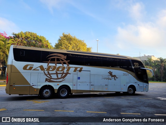 Auto Viação Gadotti 3521 na cidade de São Paulo, São Paulo, Brasil, por Anderson Gonçalves da Fonseca. Número da foto: #10746511.