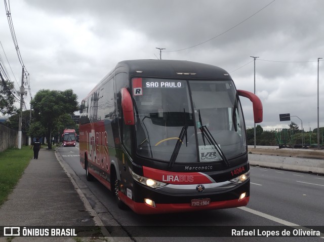 Lirabus 14064 na cidade de São Paulo, São Paulo, Brasil, por Rafael Lopes de Oliveira. Número da foto: #10746364.