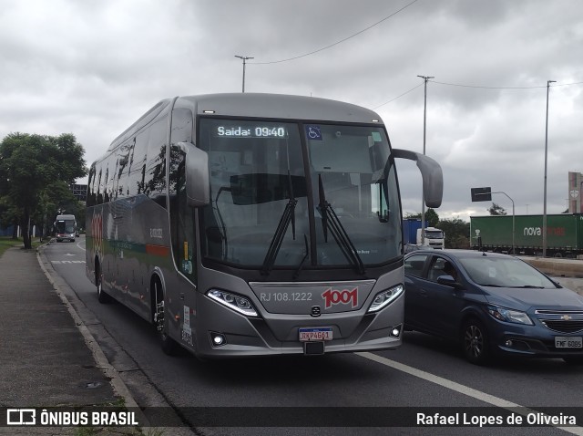 Auto Viação 1001 RJ 108.1222 na cidade de São Paulo, São Paulo, Brasil, por Rafael Lopes de Oliveira. Número da foto: #10746617.