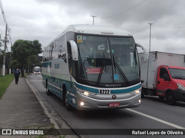 Viação Jacareí 8222 na cidade de São Paulo, São Paulo, Brasil, por Rafael Lopes de Oliveira. ID da foto: 10746310.