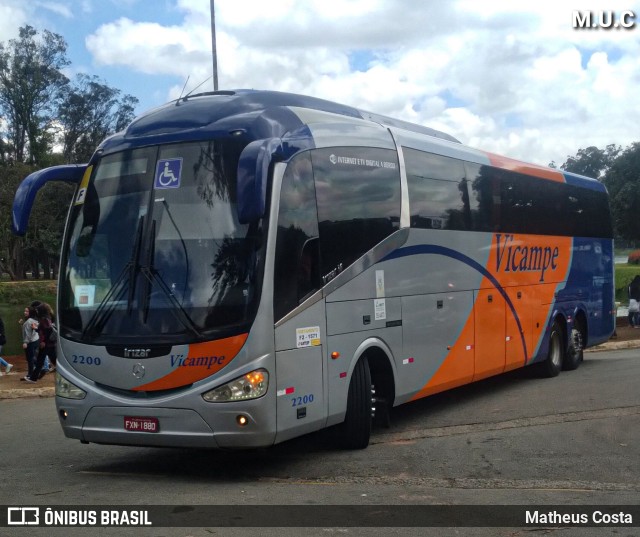 Vicampe Transportes e Turismo 2200 na cidade de São Paulo, São Paulo, Brasil, por Matheus Costa. Número da foto: #10749317.