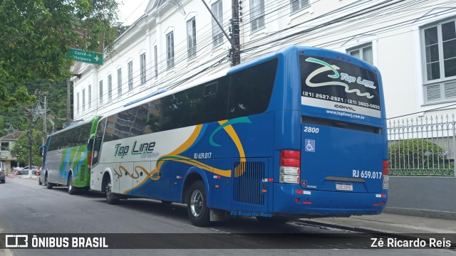 Top Line Turismo RJ 659.017 na cidade de Petrópolis, Rio de Janeiro, Brasil, por Zé Ricardo Reis. Número da foto: #10751075.
