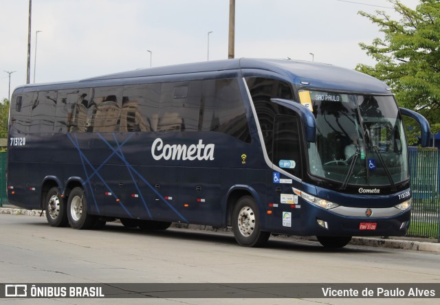 Viação Cometa 713120 na cidade de São Paulo, São Paulo, Brasil, por Vicente de Paulo Alves. ID da foto: 10752681.