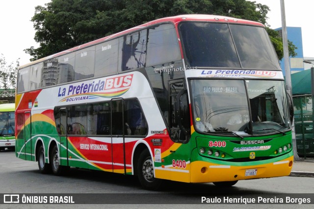 La Preferida Bus 8400 na cidade de São Paulo, São Paulo, Brasil, por Paulo Henrique Pereira Borges. ID da foto: 10752521.