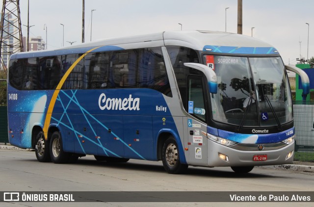 Viação Cometa 14108 na cidade de São Paulo, São Paulo, Brasil, por Vicente de Paulo Alves. Número da foto: #10752699.