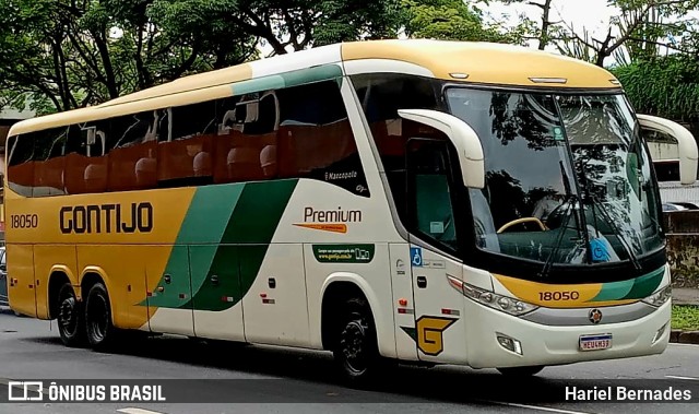 Empresa Gontijo de Transportes 18050 na cidade de Belo Horizonte, Minas Gerais, Brasil, por Hariel Bernades. ID da foto: 10750087.