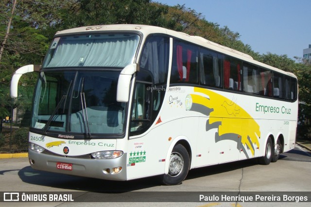 Empresa Cruz 24506 na cidade de São Paulo, São Paulo, Brasil, por Paulo Henrique Pereira Borges. ID da foto: 10752505.