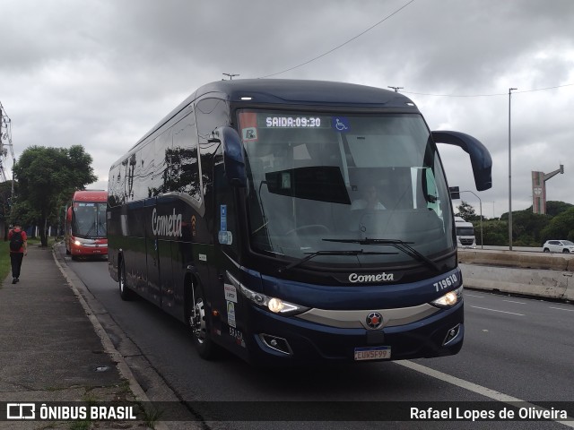 Viação Cometa 719610 na cidade de São Paulo, São Paulo, Brasil, por Rafael Lopes de Oliveira. ID da foto: 10752317.