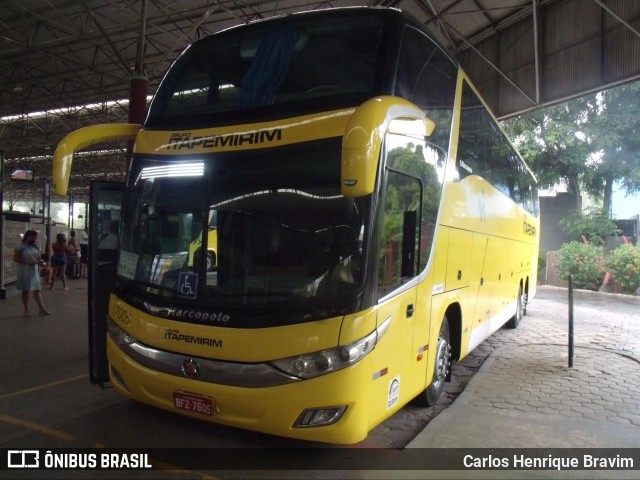 Viação Itapemirim 17005 na cidade de Vitória, Espírito Santo, Brasil, por Carlos Henrique Bravim. ID da foto: 10750669.