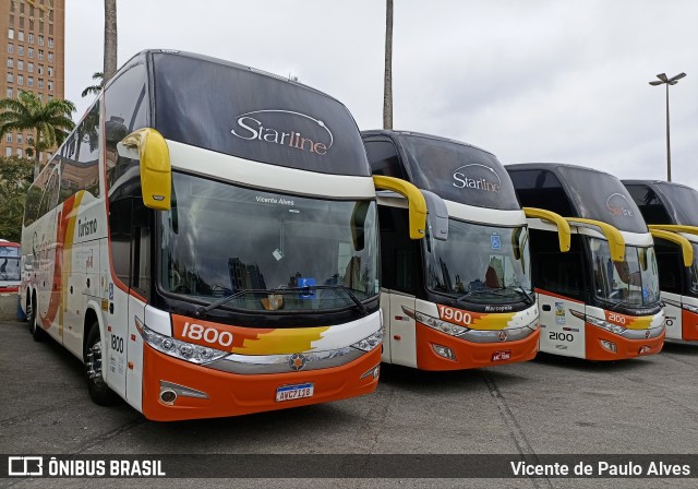 Starline Turismo 1800 na cidade de Aparecida, São Paulo, Brasil, por Vicente de Paulo Alves. ID da foto: 10752522.